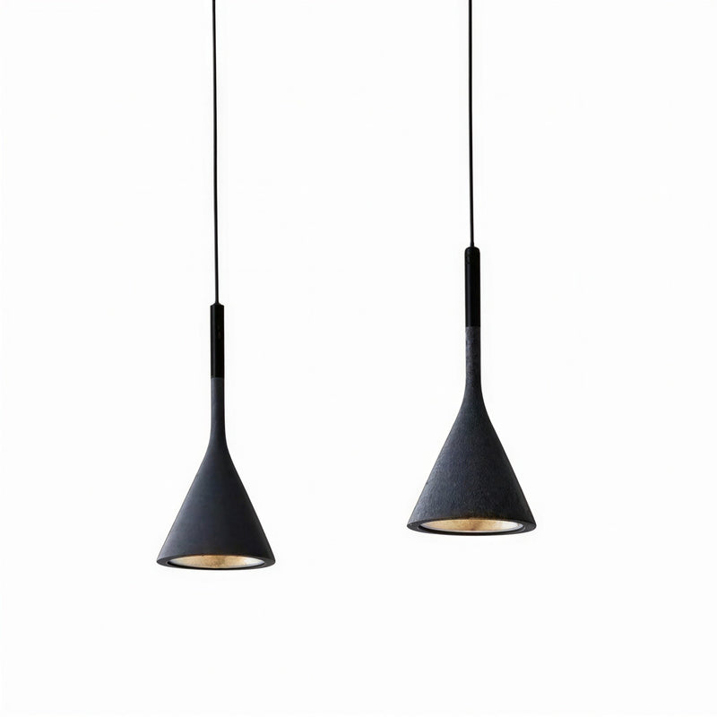 Luminaire Suspension Design Conique Moderne Métal
