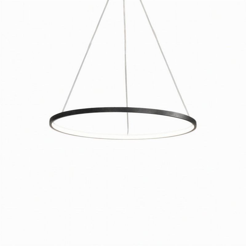 Luminaire Suspension Design Lustre Anneau LED Circulaire Dimmable