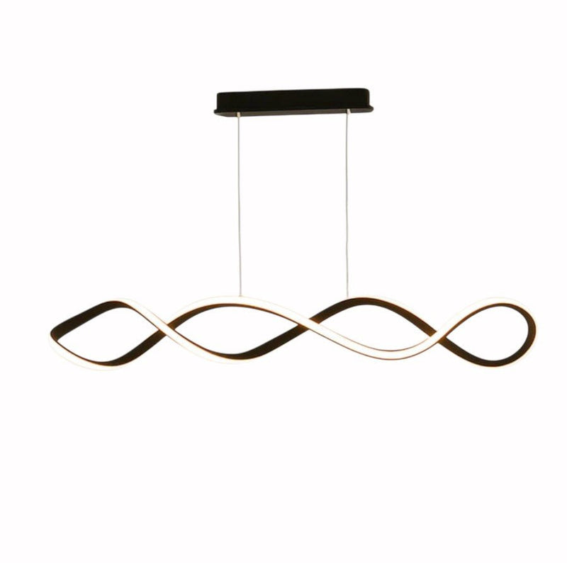 Suspension Luminaire Design Lustre Vague LED Dimmable