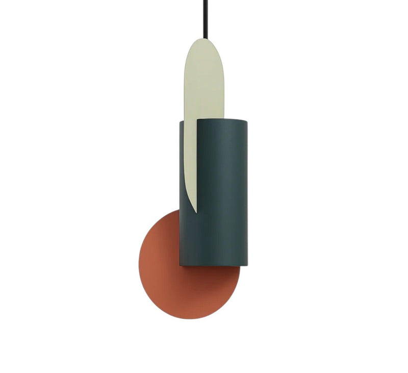Suspension Luminaire Design Blocs de Couleur Nordique Créative — 3 Styles