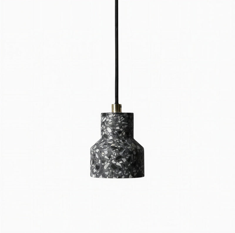 Suspension Luminaire Design Mini Plâtre Nordique LED — Bleu, Rose, Noir ou Blanc