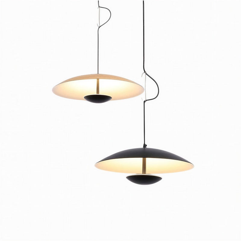 Suspension Luminaire Design Plateau Bois Nordique