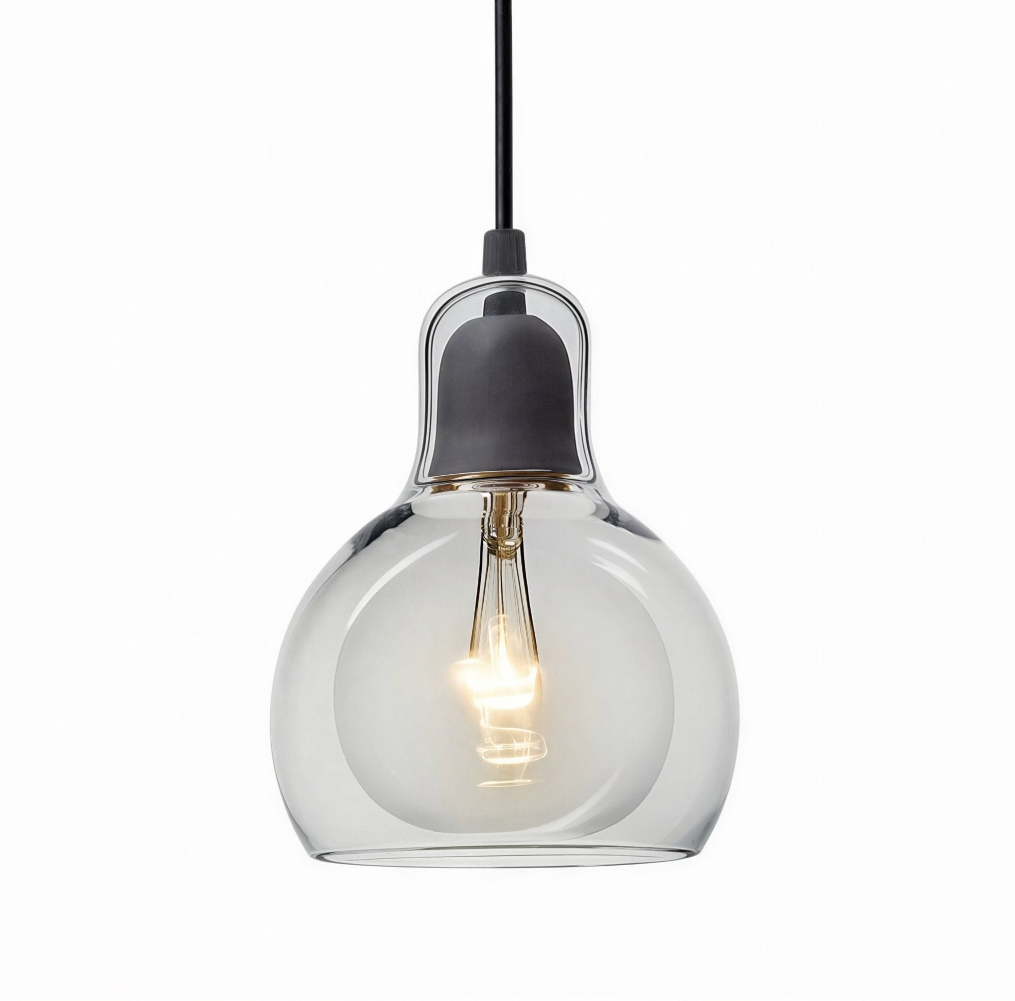 Luminaire Suspension Design Verre Rétro Moderne LED Minimaliste