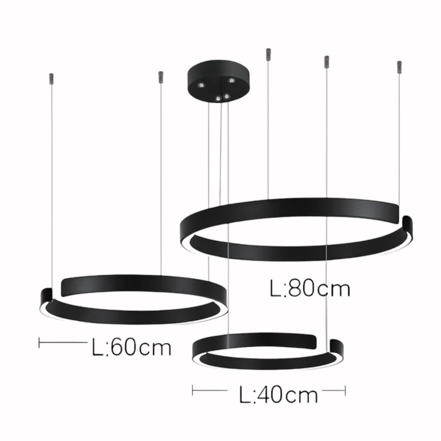 Lustre Anneau Circulaire LED | Design Nordique Premium