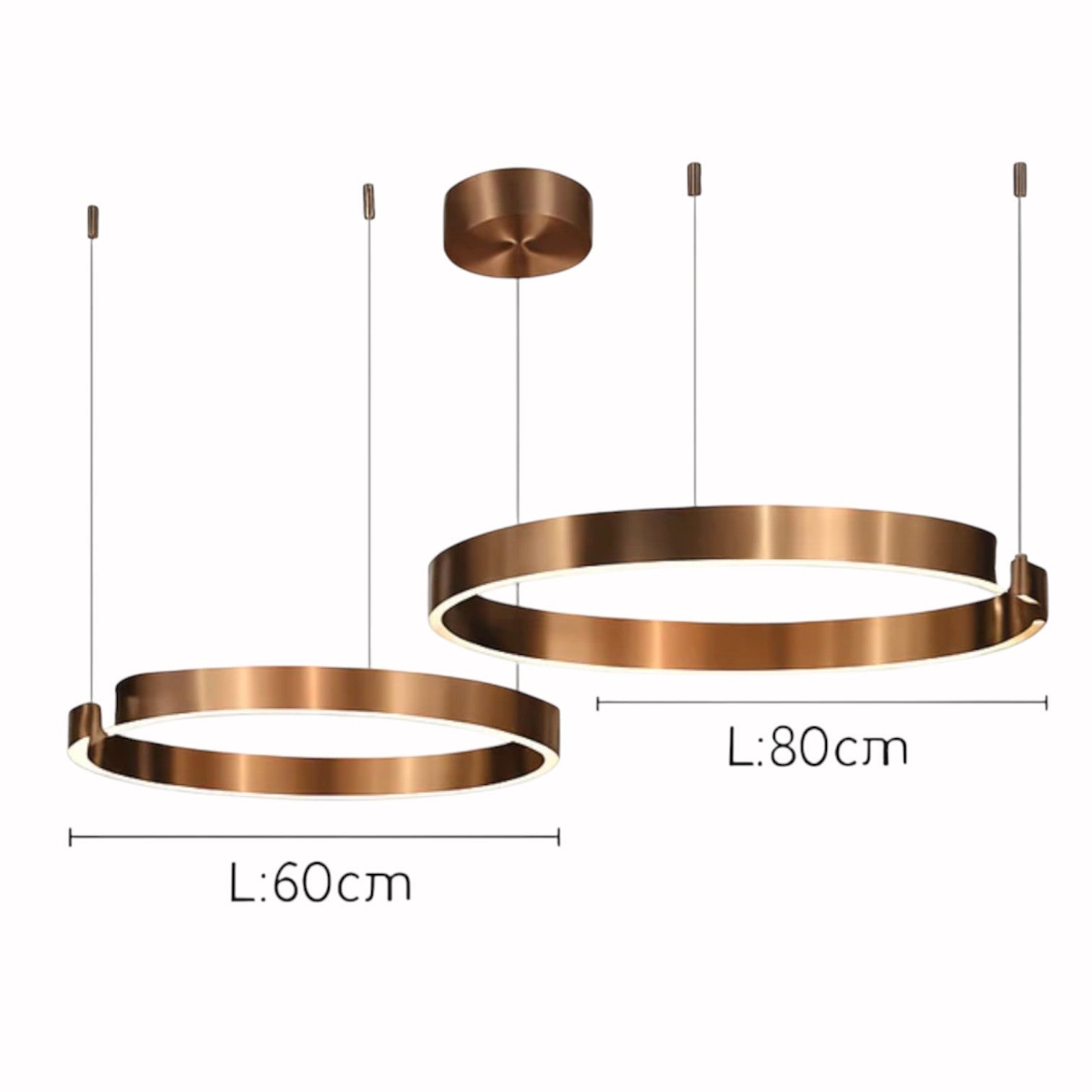Lustre Anneau Circulaire LED | Design Nordique Premium
