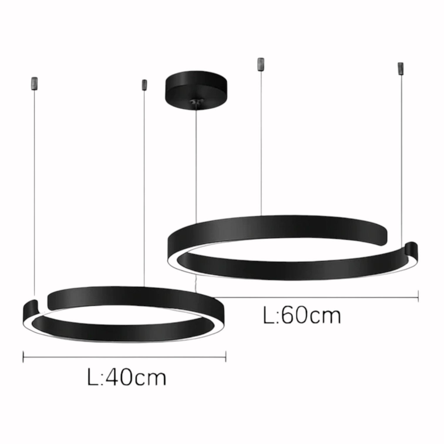 Lustre Anneau Circulaire LED | Design Nordique Premium