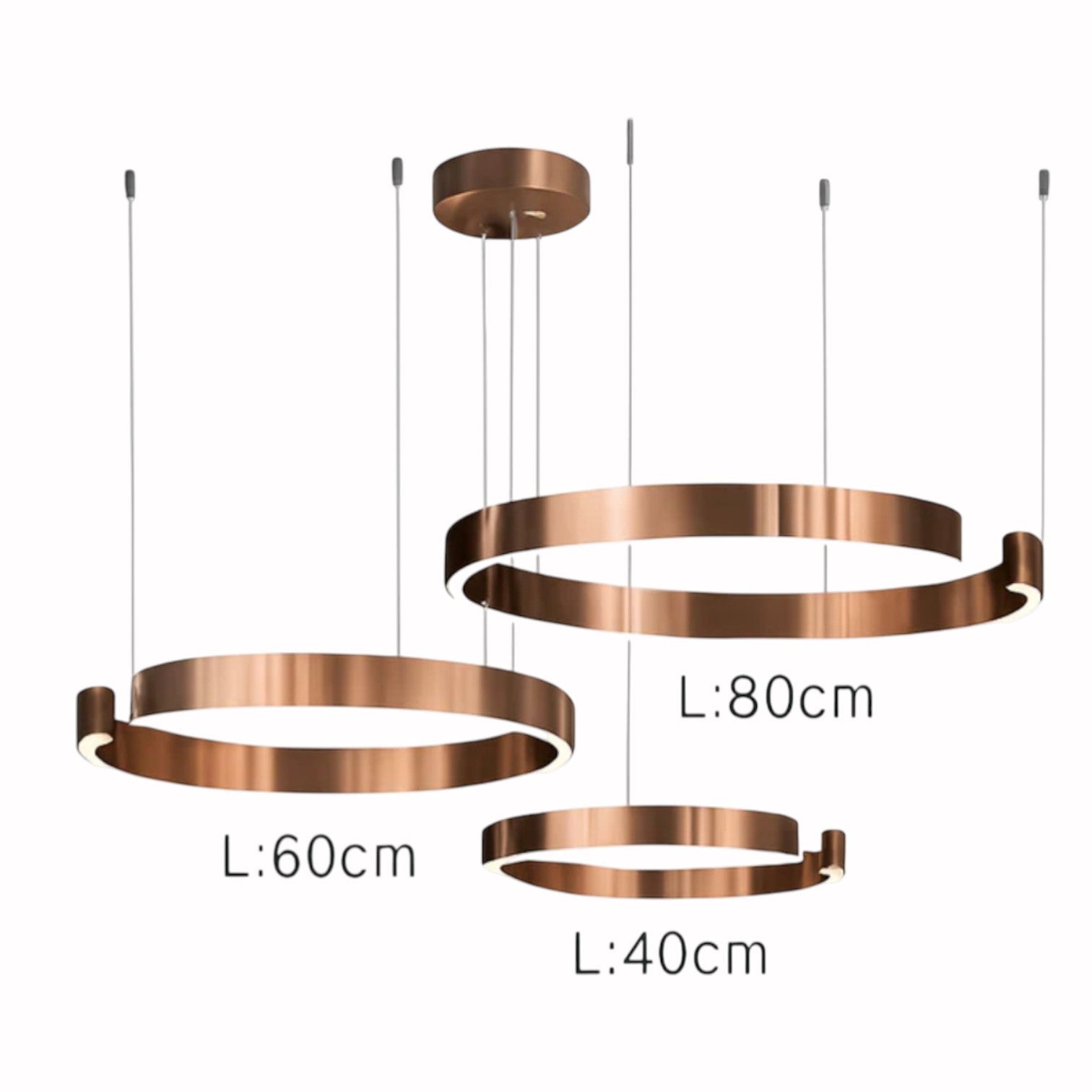 Lustre Anneau Circulaire LED | Design Nordique Premium