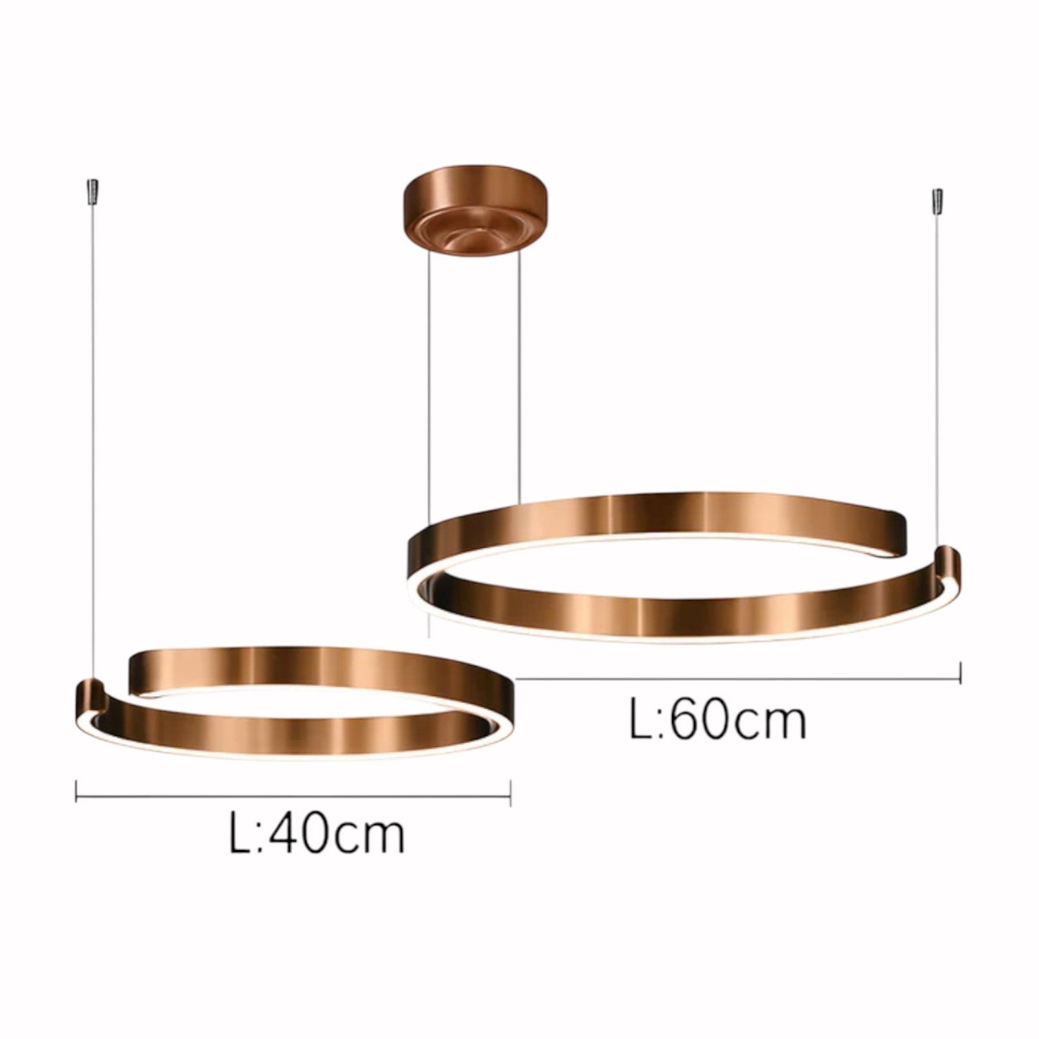 Lustre Anneau Circulaire LED | Design Nordique Premium