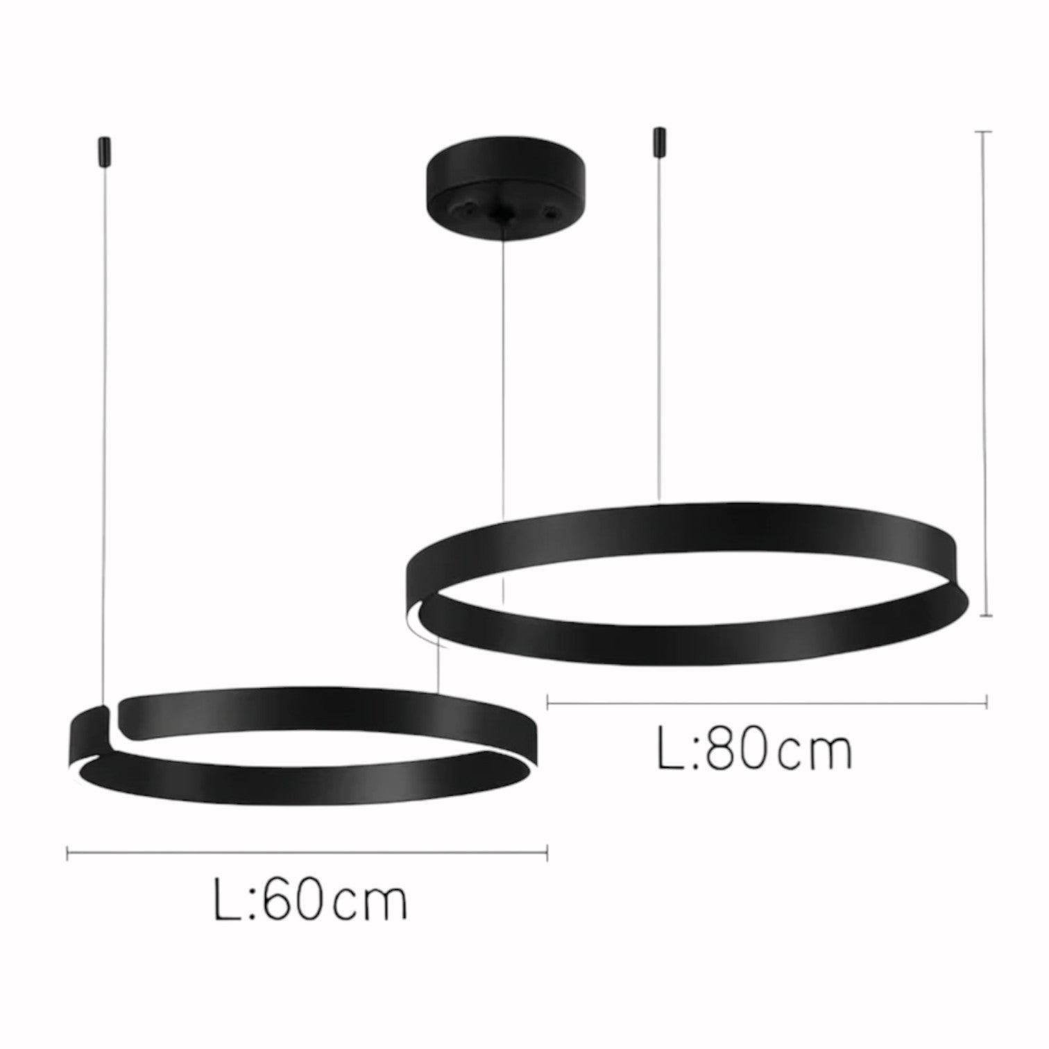 Lustre Anneau Circulaire LED | Design Nordique Premium