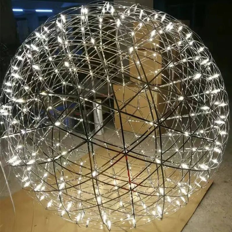 Suspension Luminaire Design Boule Étincelle Feu d’Artifice LED — Télécommande