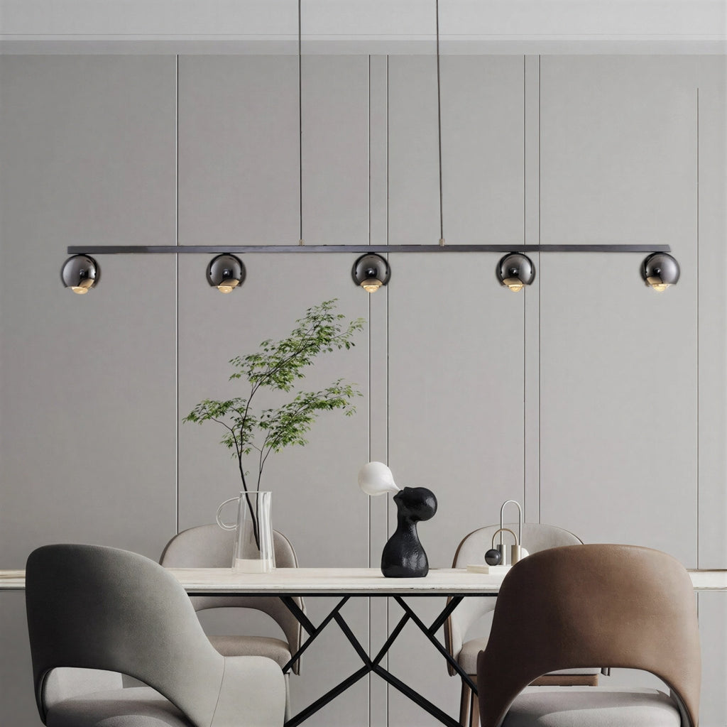 Suspension Luminaire Design Lustre Cristal LED Moderne Salle à Manger