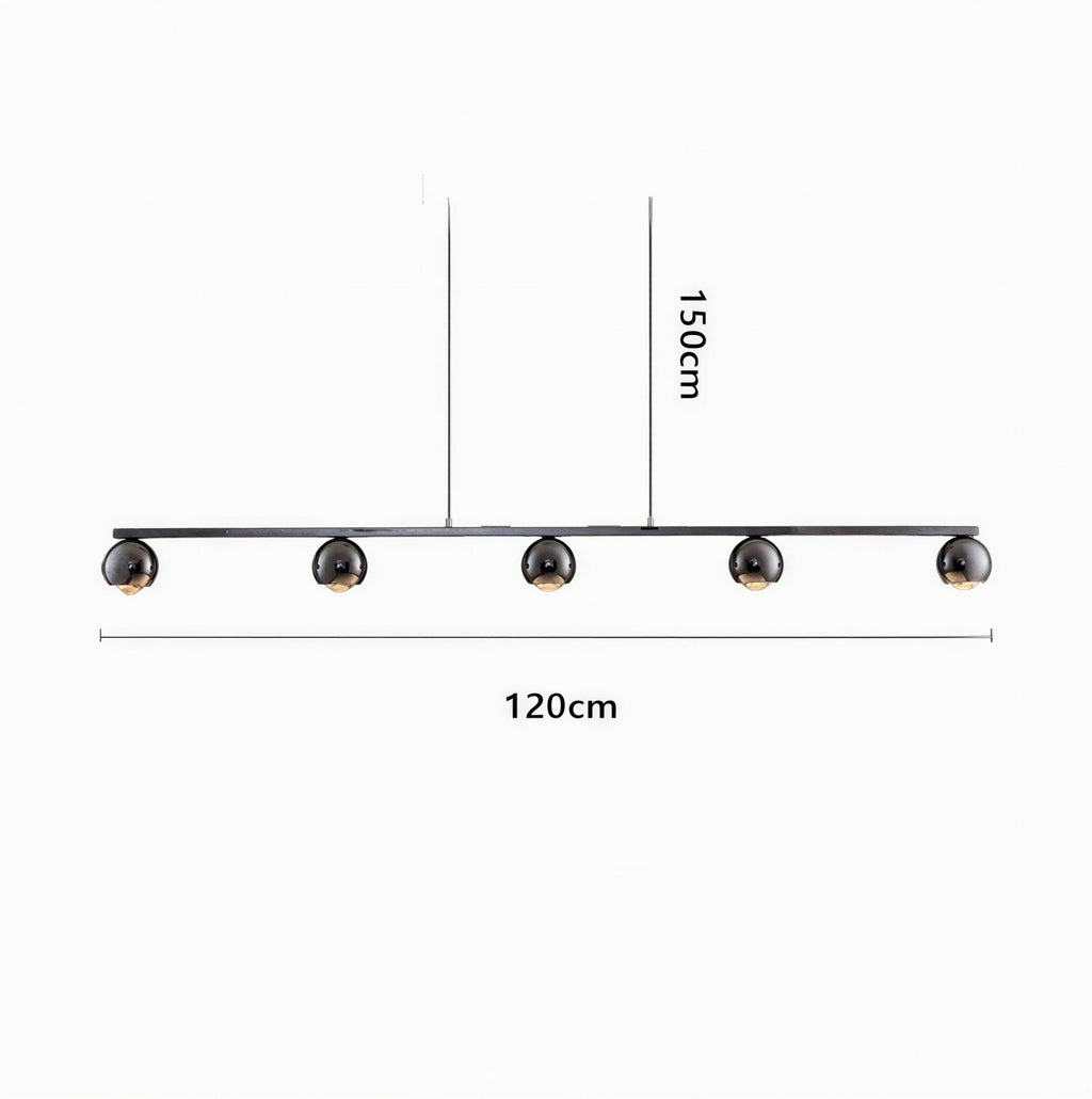 Suspension Luminaire Design Lustre Cristal LED Moderne Salle à Manger