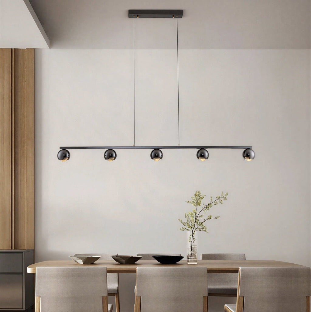 Suspension Luminaire Design Lustre Cristal LED Moderne Salle à Manger