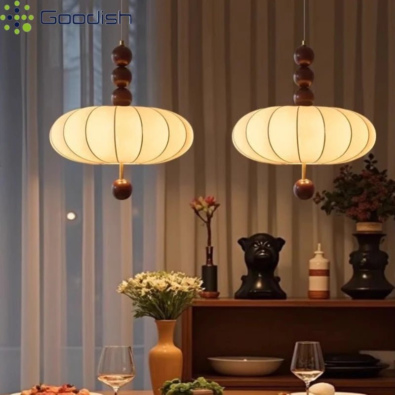 Lustre Lanterne Tissu Médiéval Français