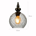 Suspension Luminaire Design Lustre Multi-Têtes Gouttes Verre & Bois Wabi-Sabi