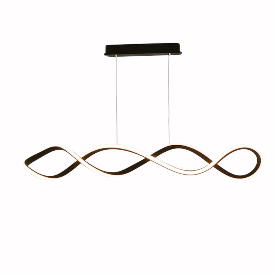 Suspension Luminaire Design Lustre Vague LED Dimmable