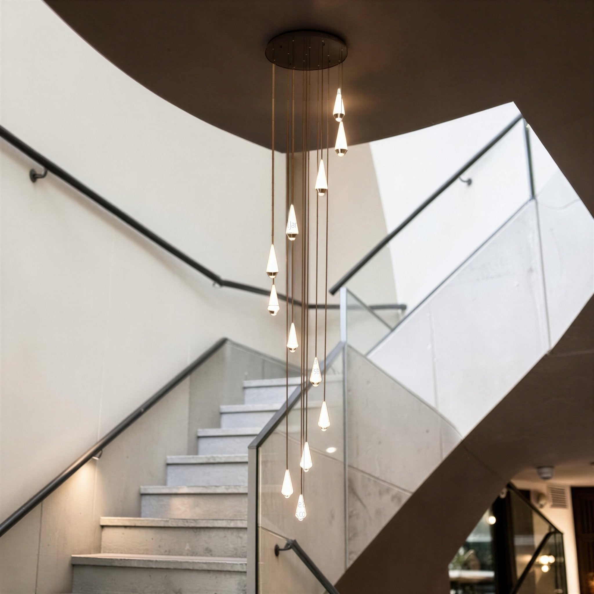 Suspension Luminaire Design Aluminium LED Moderne Minimaliste