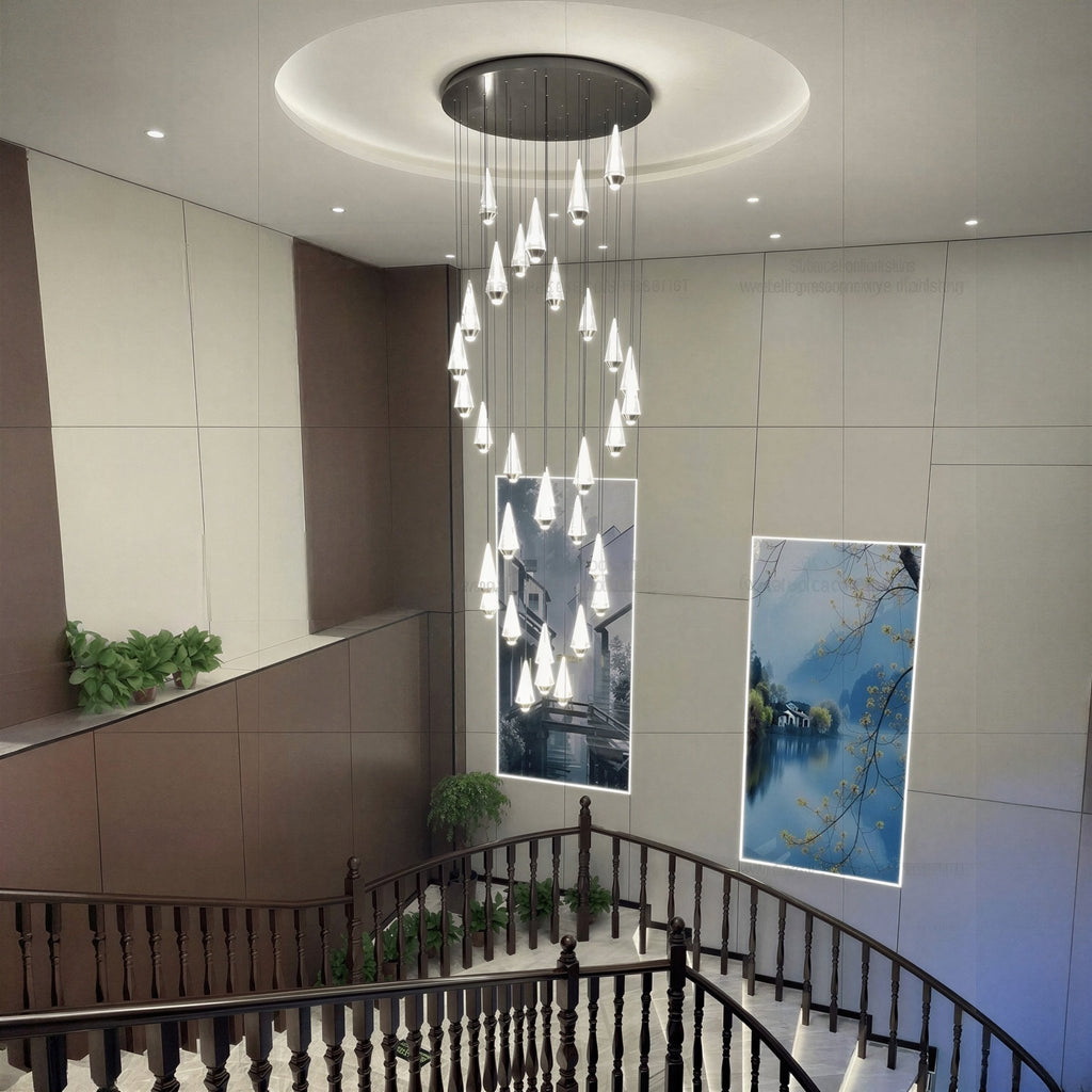 Suspension Luminaire Design Aluminium LED Moderne Minimaliste