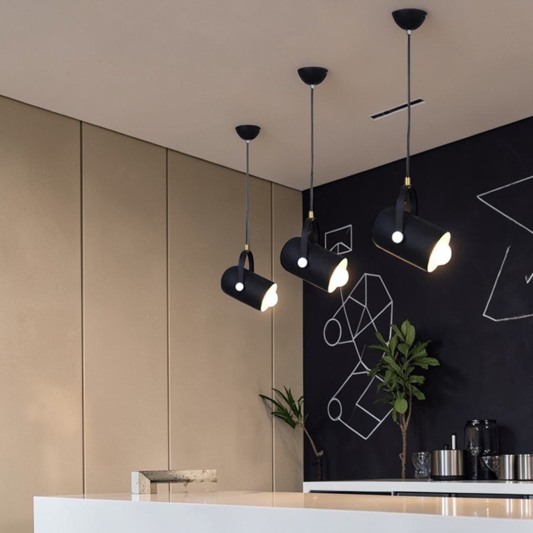 Luminaire Suspension Design Angle Réglable Aluminium Minimaliste