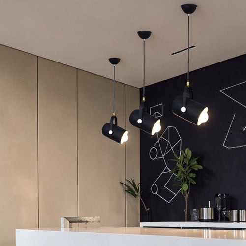 Luminaire Suspension Design Angle Réglable Aluminium Minimaliste