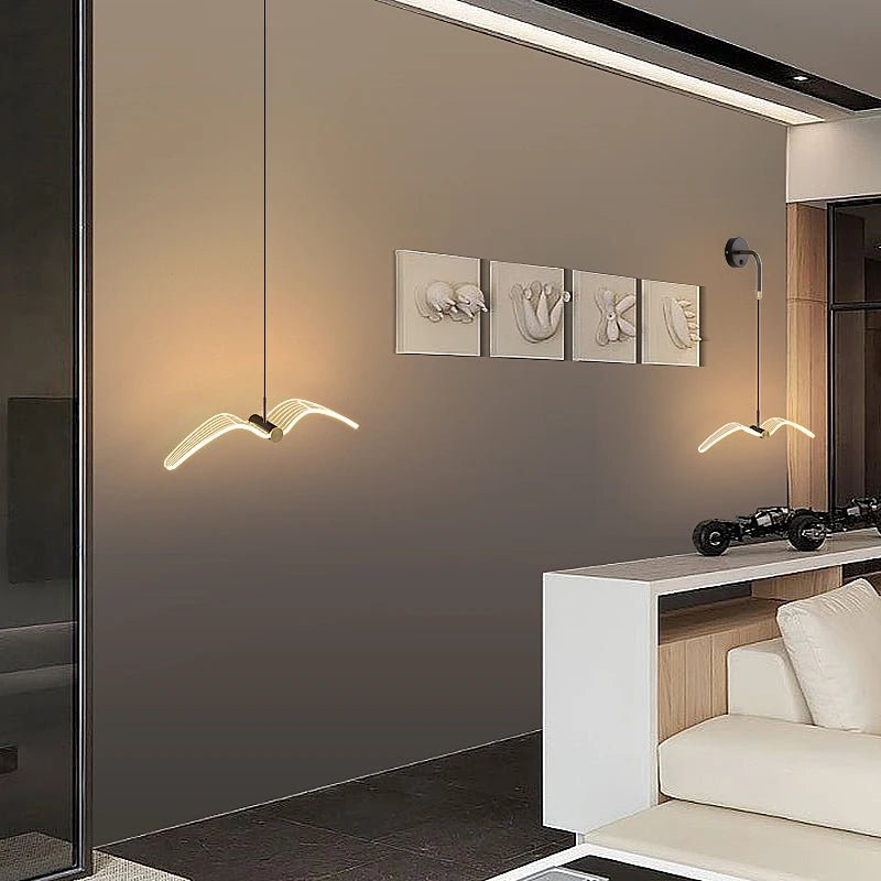 Suspension Luminaire Design & Applique Murale LED Forme de Mer
