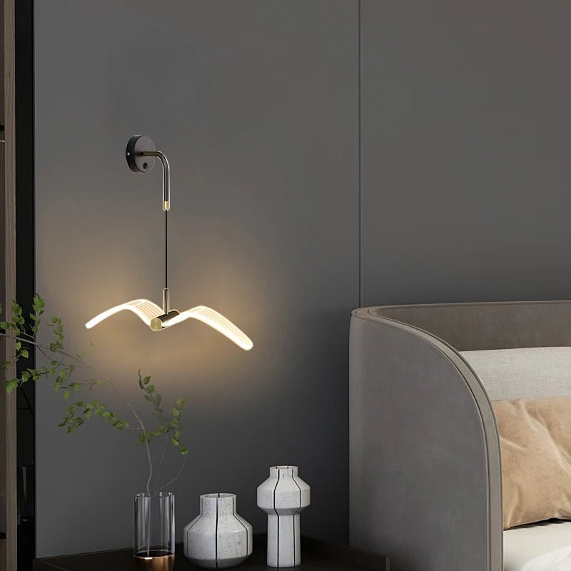 Suspension Luminaire Design & Applique Murale LED Forme de Mer