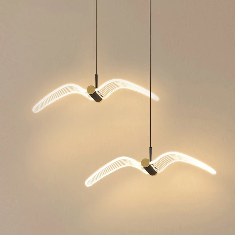 Suspension Luminaire Design & Applique Murale LED Forme de Mer