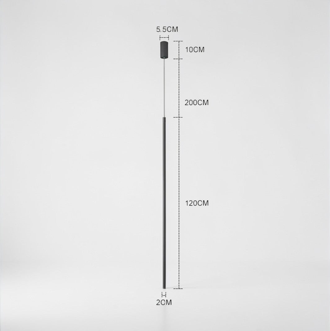 Suspension Luminaire Design Barre LED Linéaire — 4 Tailles au Choix