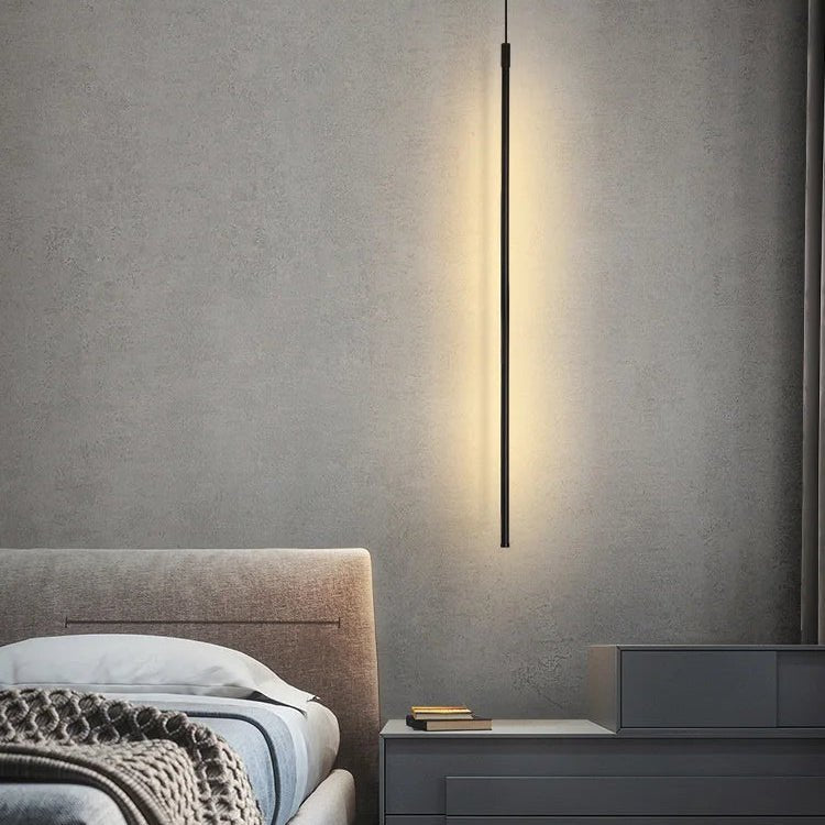 Suspension Luminaire Design Barre LED Linéaire — 4 Tailles au Choix