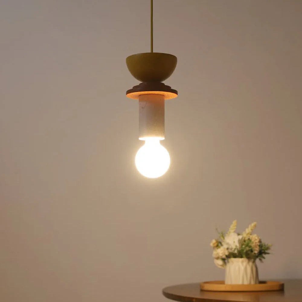 Suspension Bois Design Style Wabi-Sabi