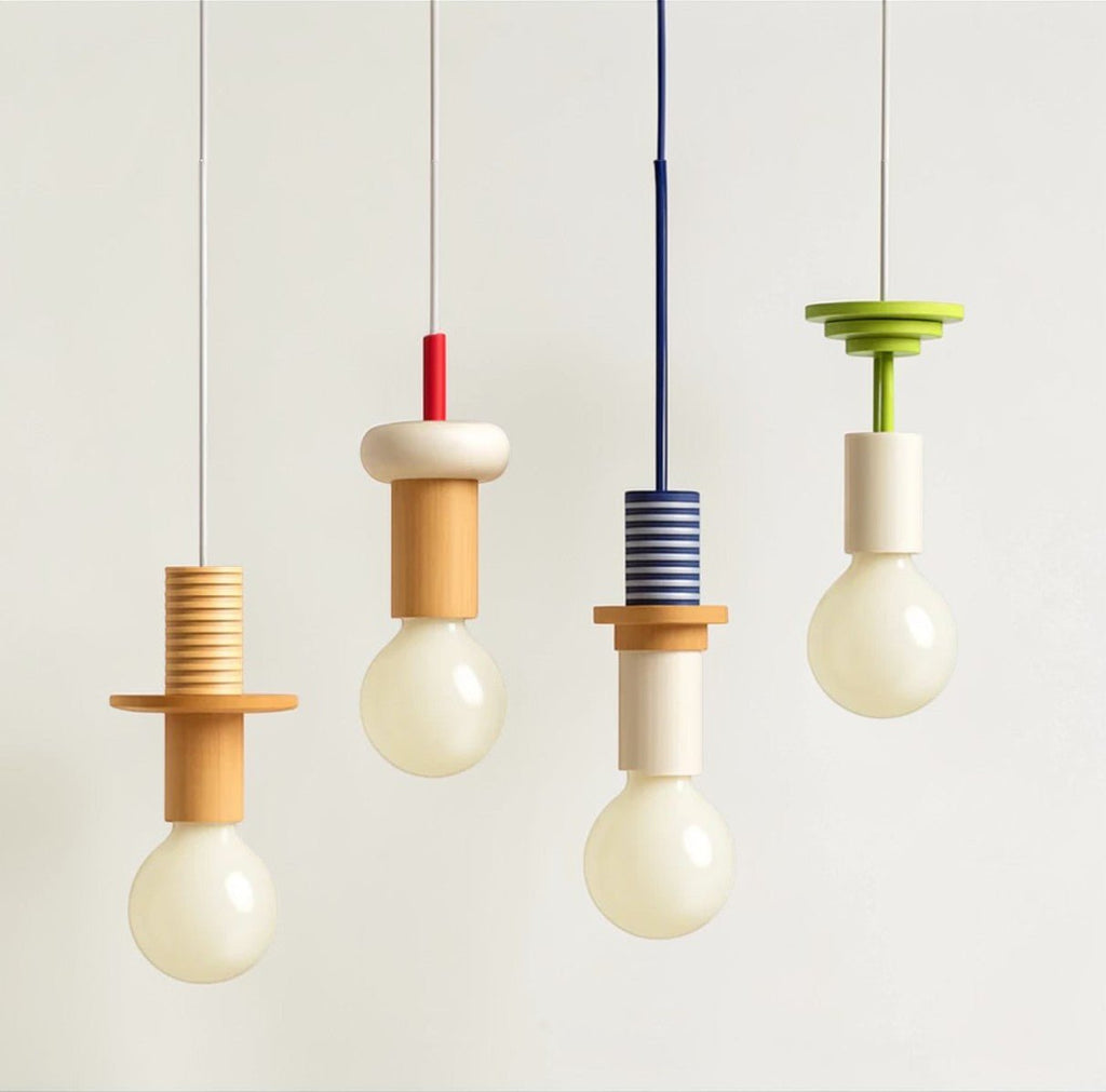 Suspension Bois Design Style Wabi-Sabi