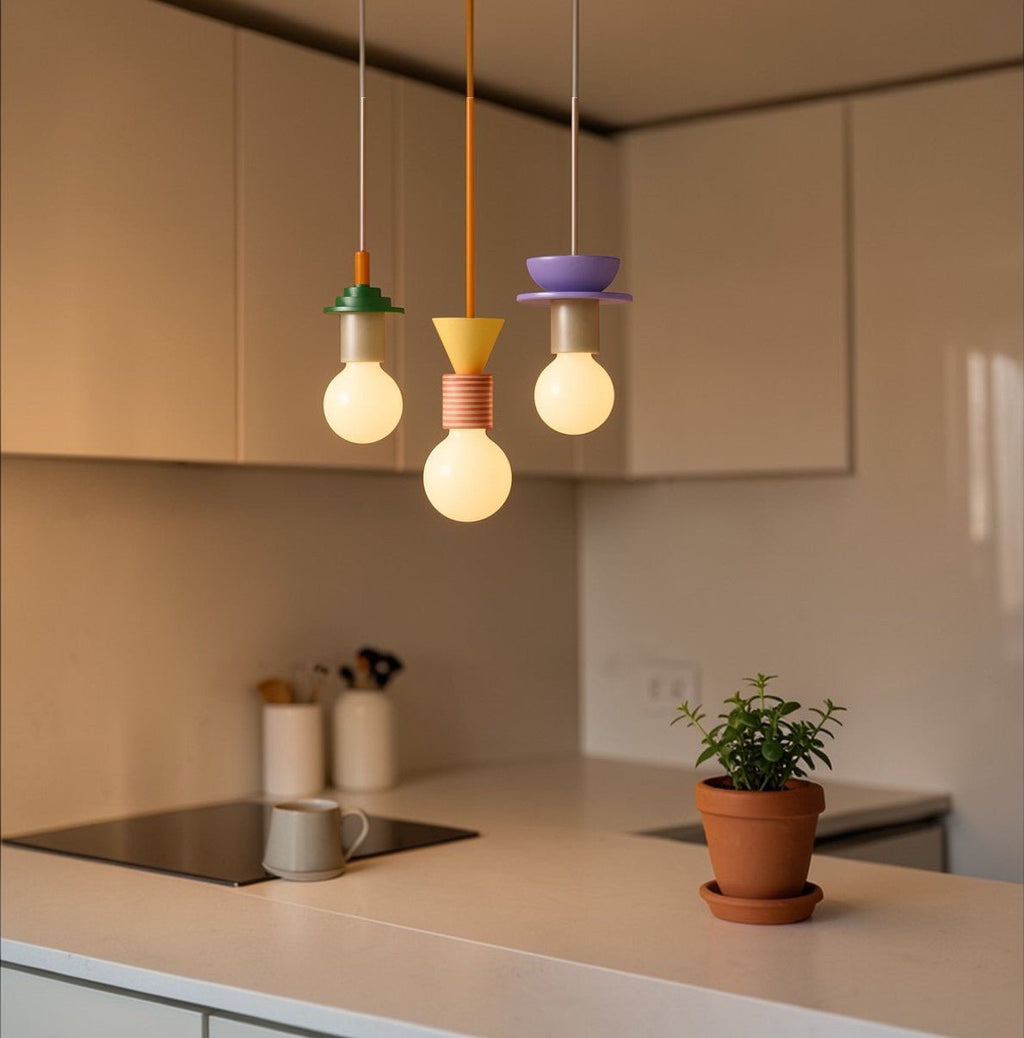 Suspension Bois Design Style Wabi-Sabi