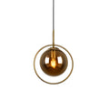 Suspension Luminaire Design Boule Verre Loft — 3 Formats