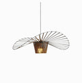 Suspension Luminaire Design Chapeau Paille Nordique