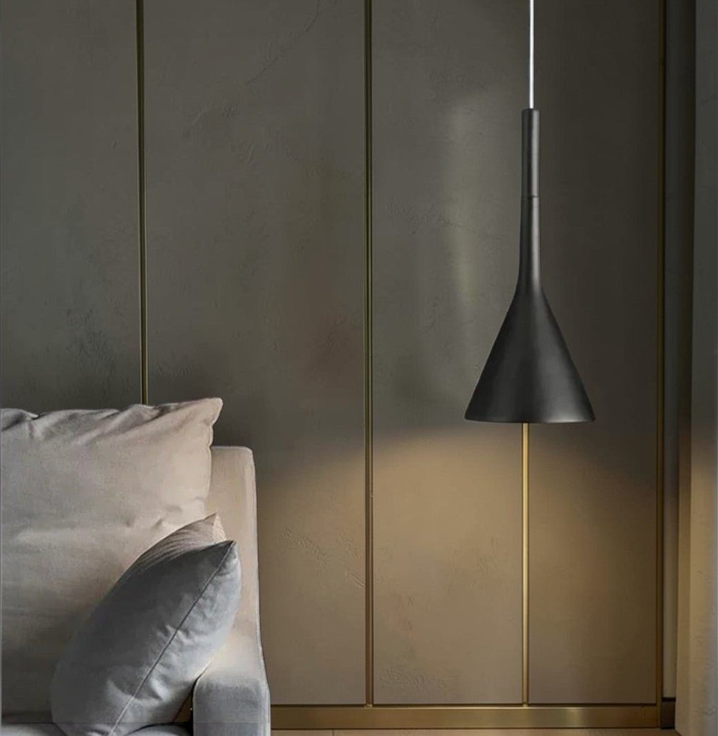 Luminaire Suspension Design Conique Moderne Métal