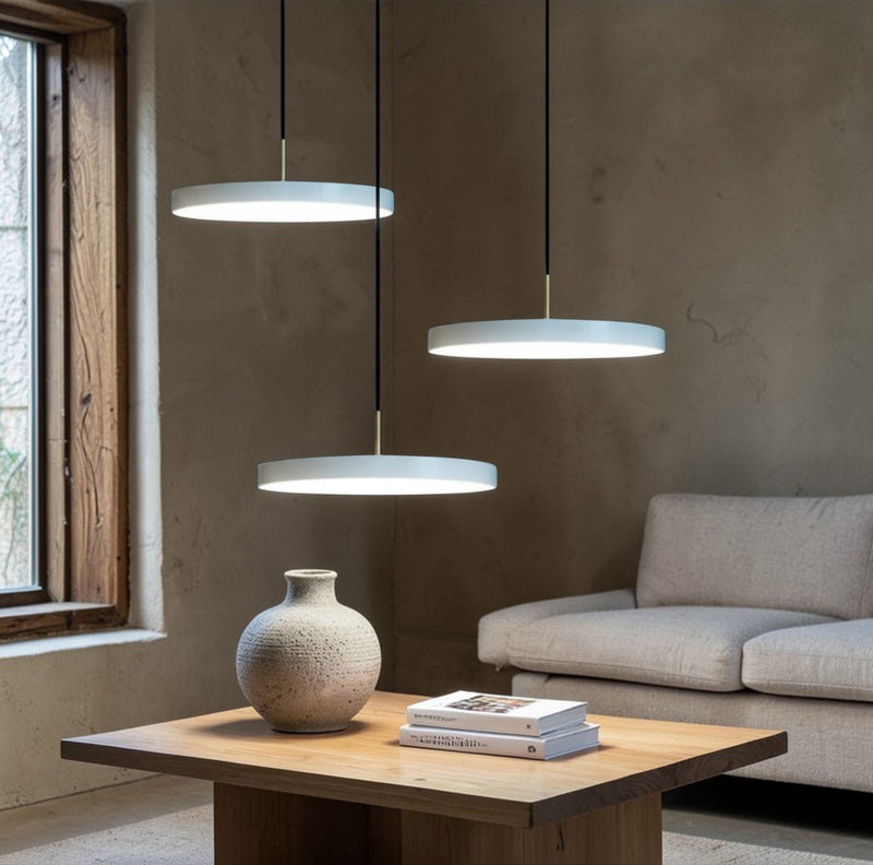 Suspension Luminaire Design LED Acrylique Moderne