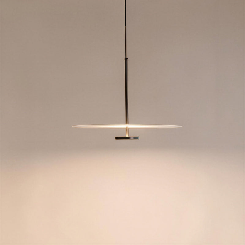 Suspension Luminaire Design Minimaliste Acrylique LED Salon