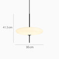 Suspension Luminaire Design Disque LED Minimaliste — Blanc ou Noir