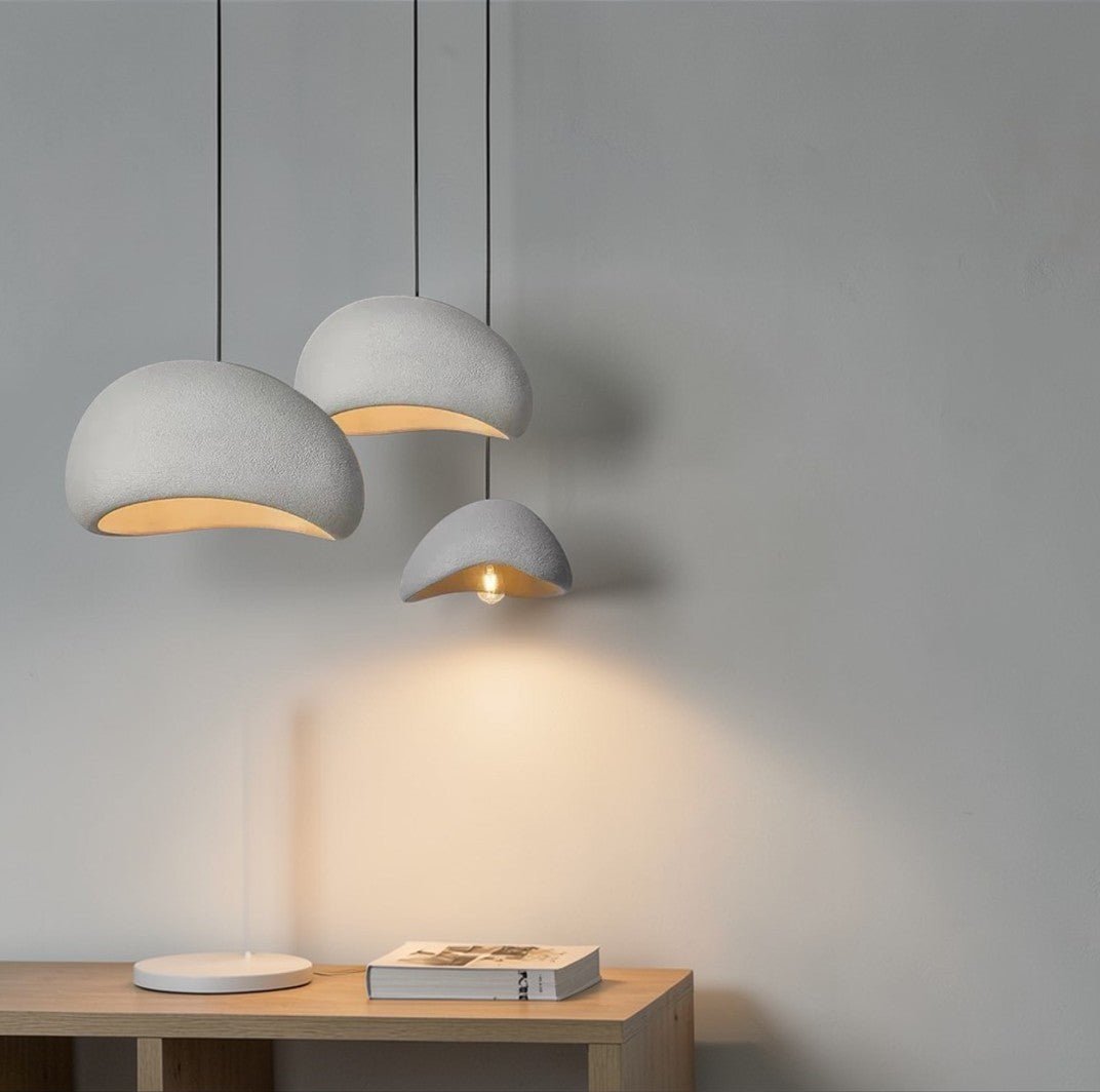 Luminaire Suspension Design Dôme Wabi-Sabi LED Nordique