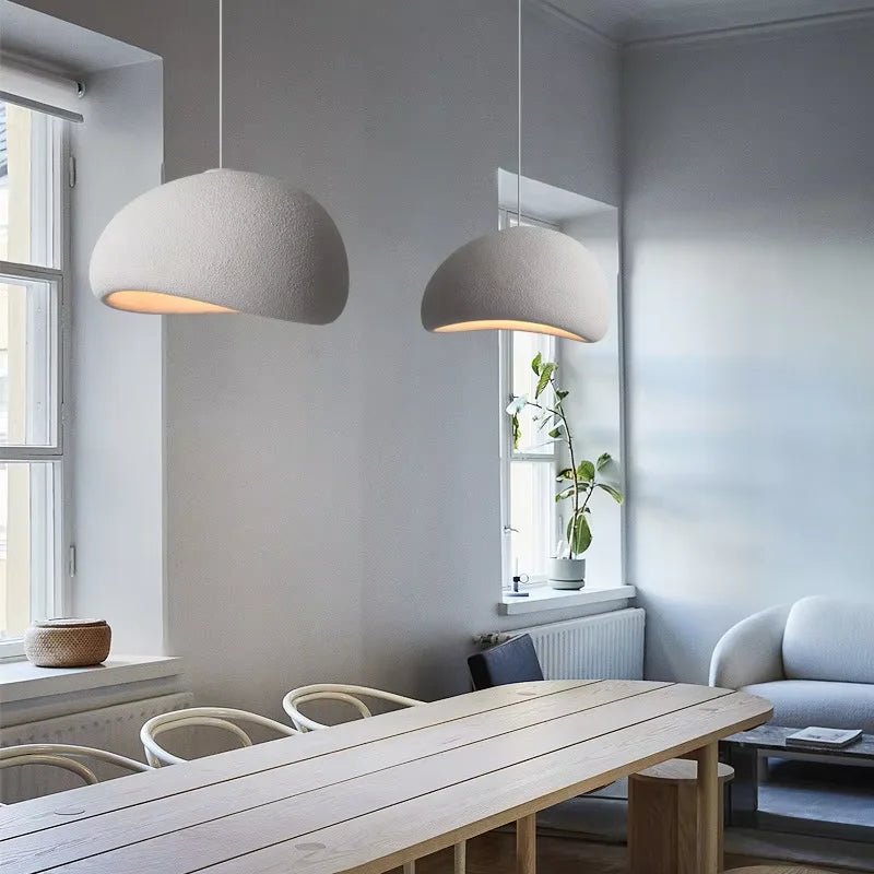 Luminaire Suspension Design Dôme Wabi-Sabi LED Nordique