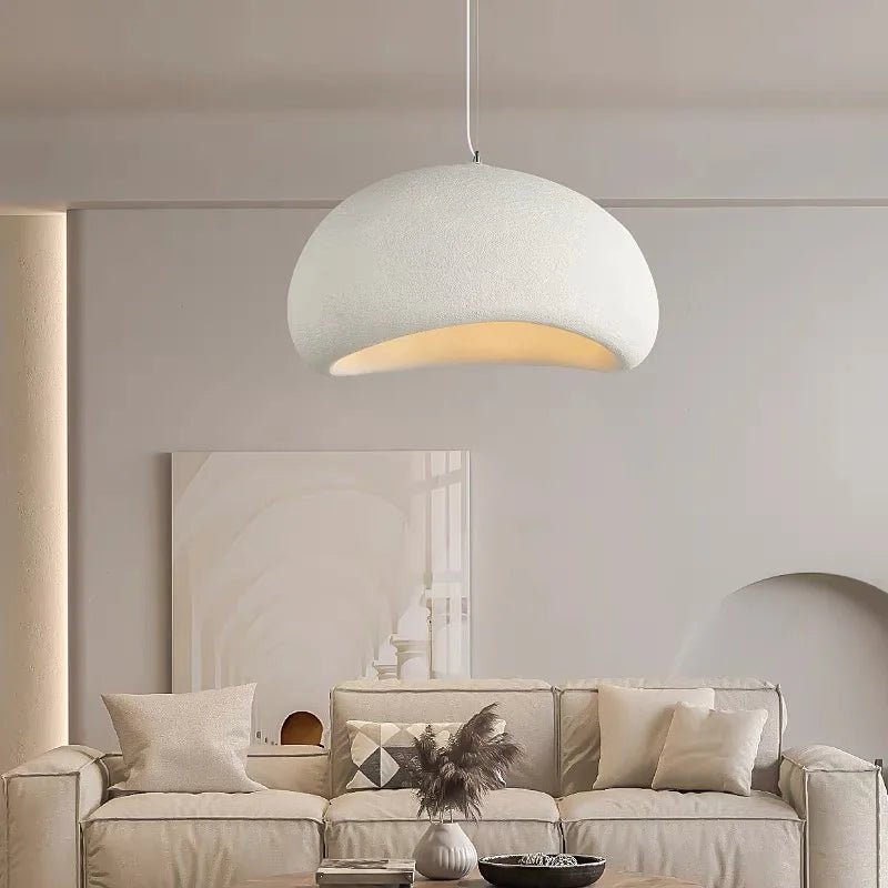 Luminaire Suspension Design Dôme Wabi-Sabi LED Nordique