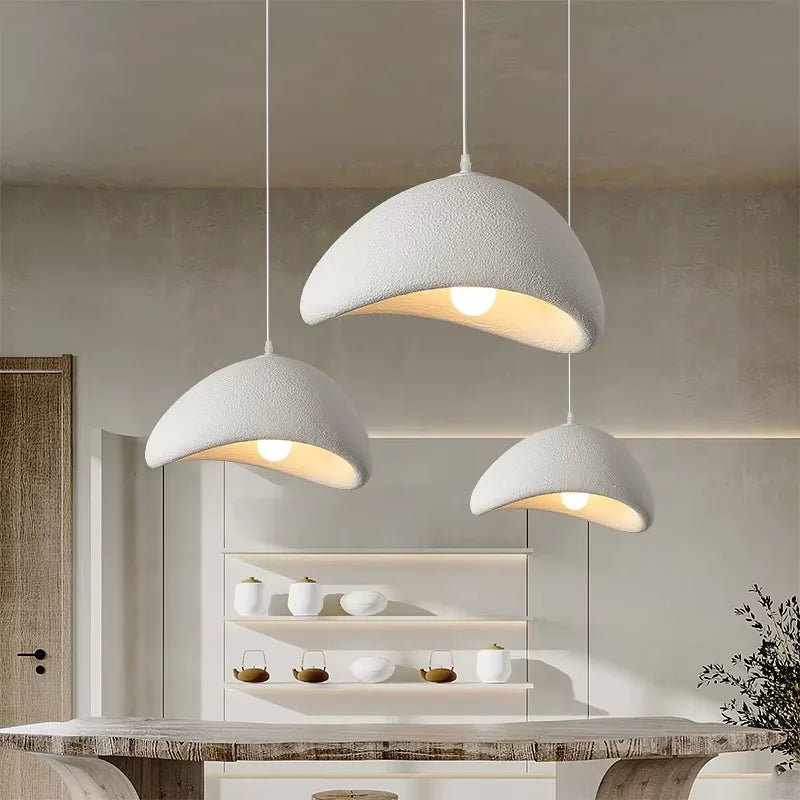 Luminaire Suspension Design Dôme Wabi-Sabi LED Nordique