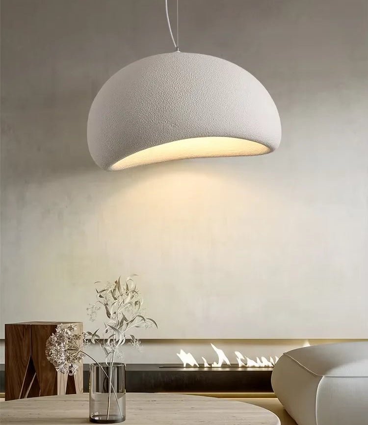Luminaire Suspension Design Dôme Wabi-Sabi LED Nordique