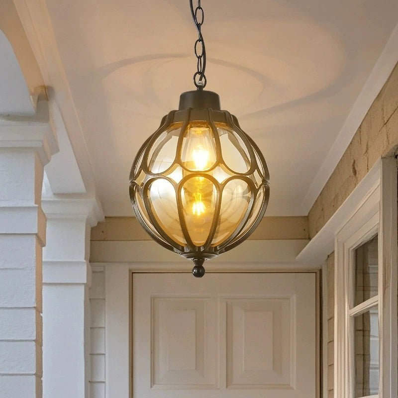 Suspension Luminaire Design Extérieure Rétro Industrielle IP54
