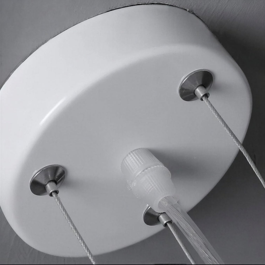 Suspension Luminaire Design Fleurs Acrylique Moderne Multicouche