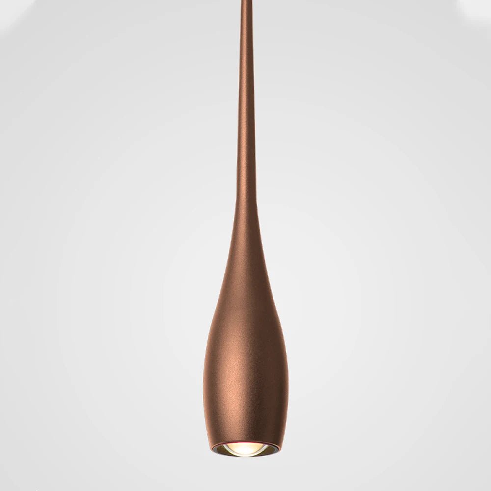 Luminaire Suspension Design Goutte d’Eau LED Aluminium