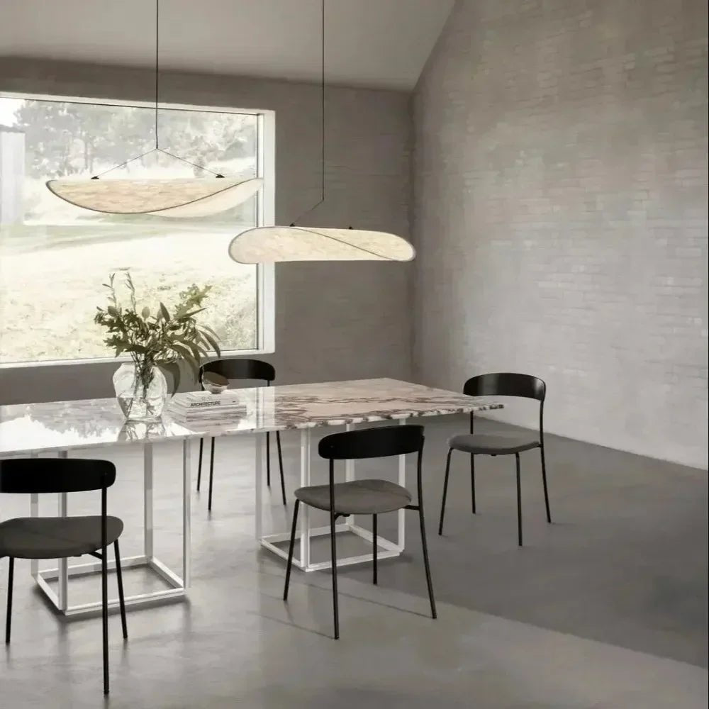 Luminaire Suspension Design Ailes Papillon Sculptural Tyvek — 3 Tailles
