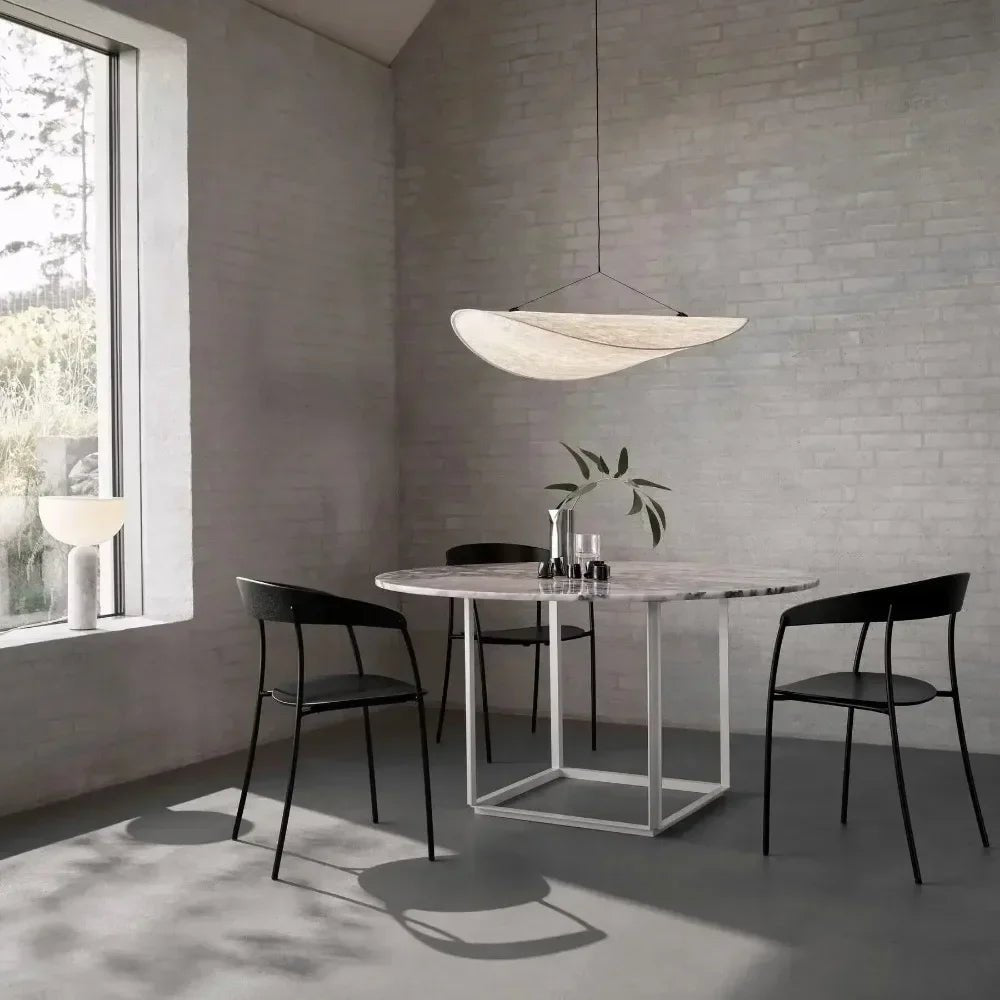 Luminaire Suspension Design Ailes Papillon Sculptural Tyvek — 3 Tailles