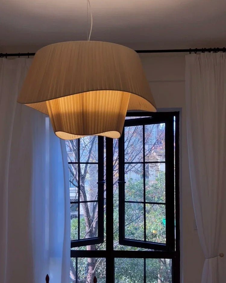 Luminaire Suspension Design Ailes Papillon Sculptural Tyvek — 3 Tailles