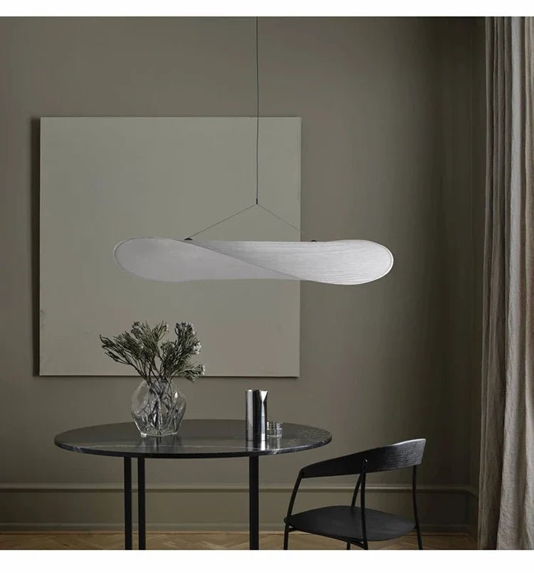 Luminaire Suspension Design Ailes Papillon Sculptural Tyvek — 3 Tailles